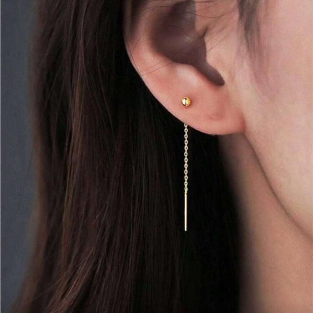 Chain Drop Earrings N1629